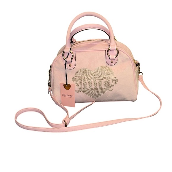 Juicy Couture Light Pink Velour Purse